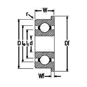 Flanged